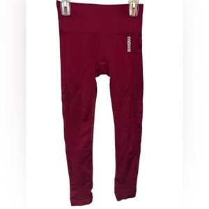 Gymshark Energy Seamless High Rise Leggings Cut Out Pink